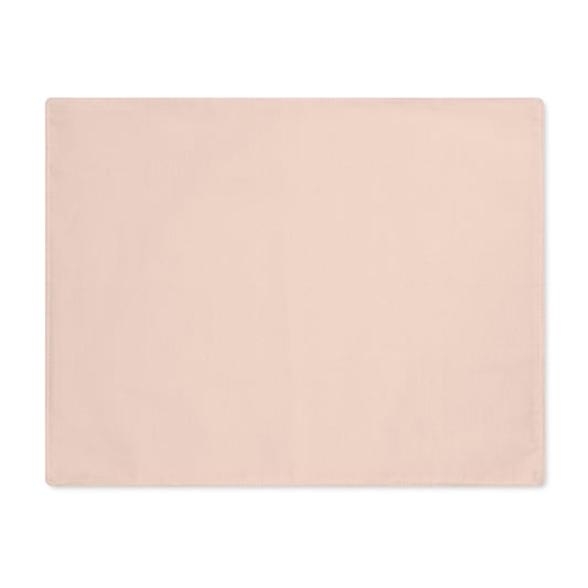 True Holiday Sunlit Coral Orange Solids Placemat