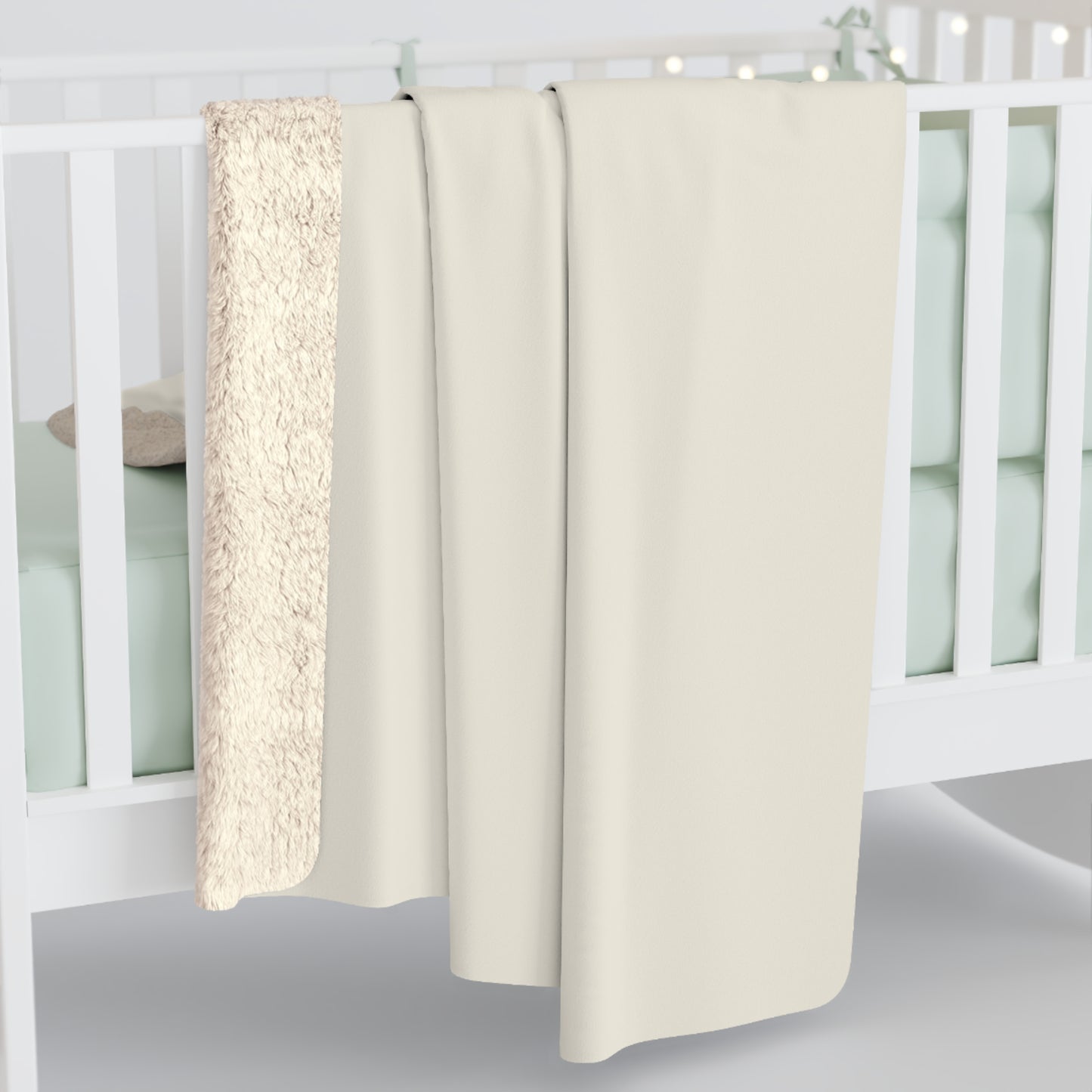 True Holiday White Cloud White Solids Throw Blanket