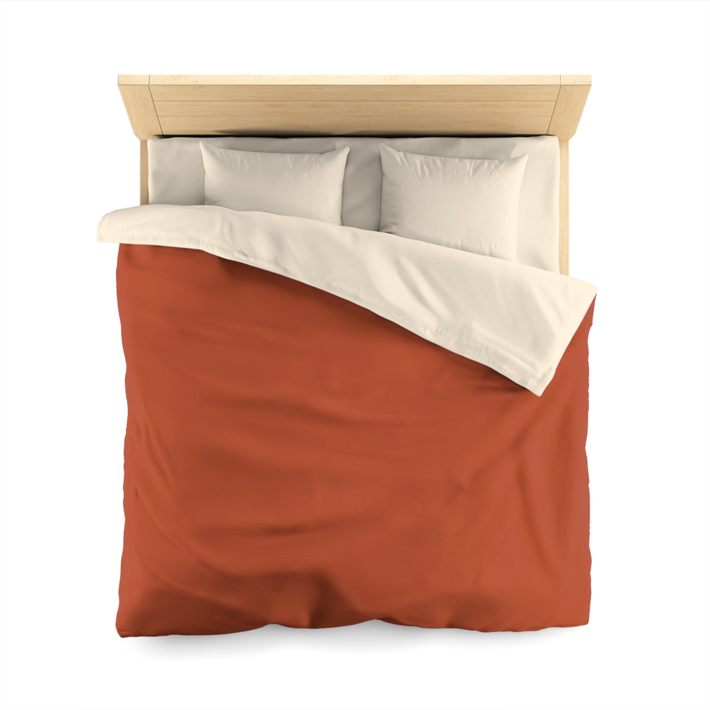 True Holiday Fireball Orange Solids Duvet Cover