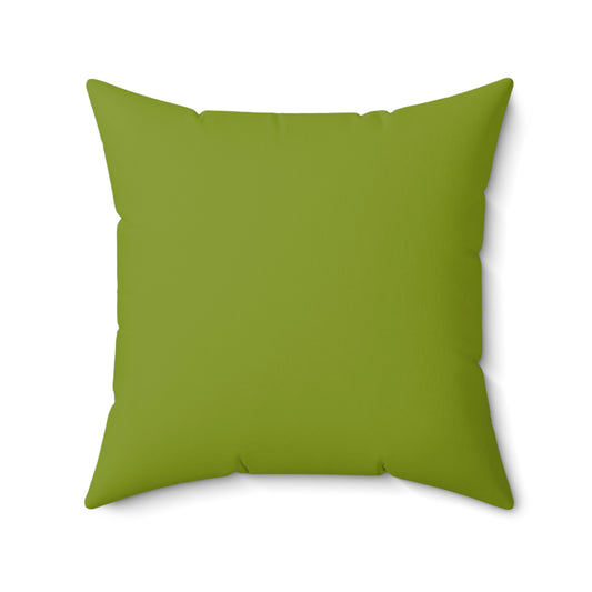 True Holiday Iguana Green Solids 20" Square Throw Pillow