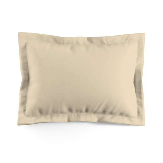 True Holiday Ivory Lustre Yellow Solids Microfiber Pillow Sham