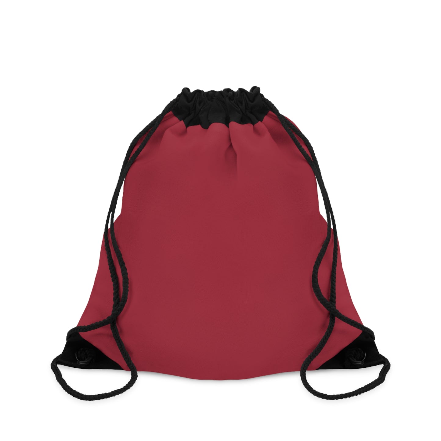 True Holiday Candy Cane Red Solids Drawstring Bag