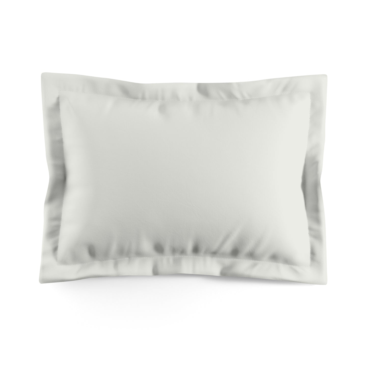 True Holiday White Heron White Solids Microfiber Pillow Sham