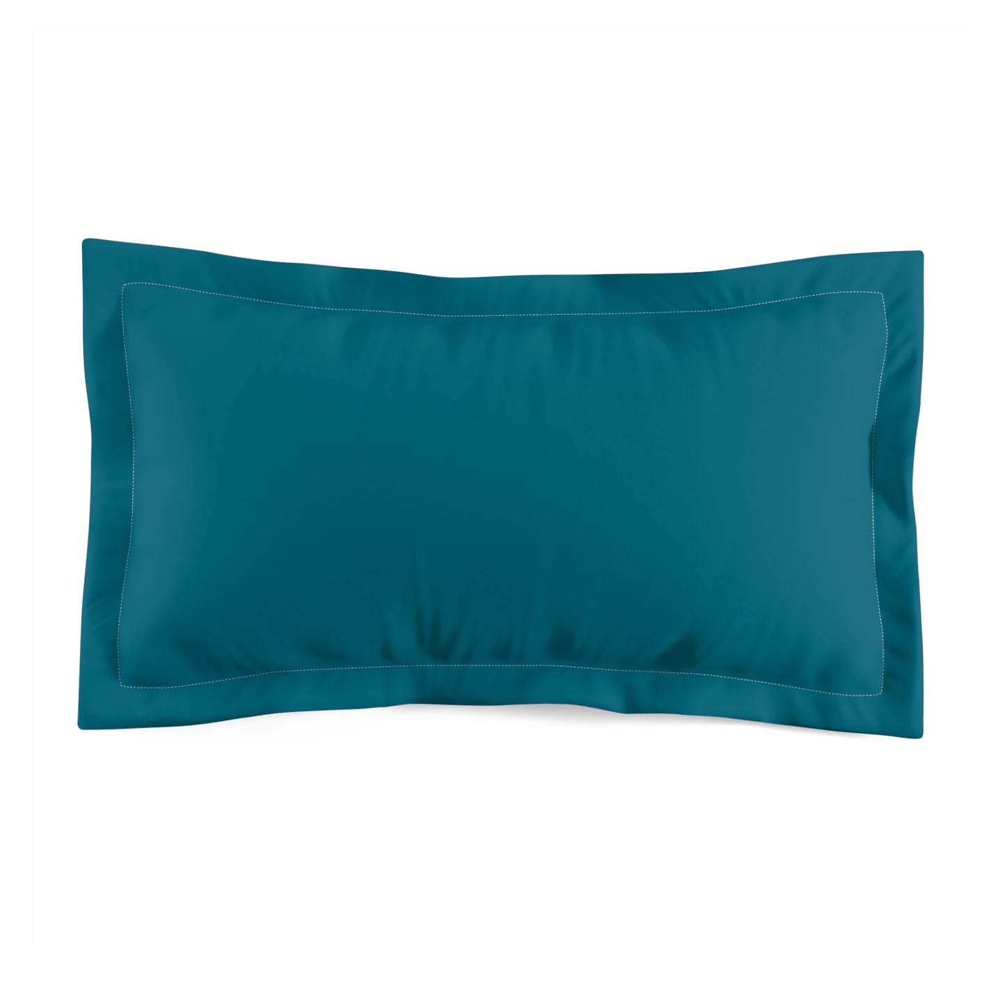 True Holiday Deep Ocean Blue Solids Microfiber Pillow Sham