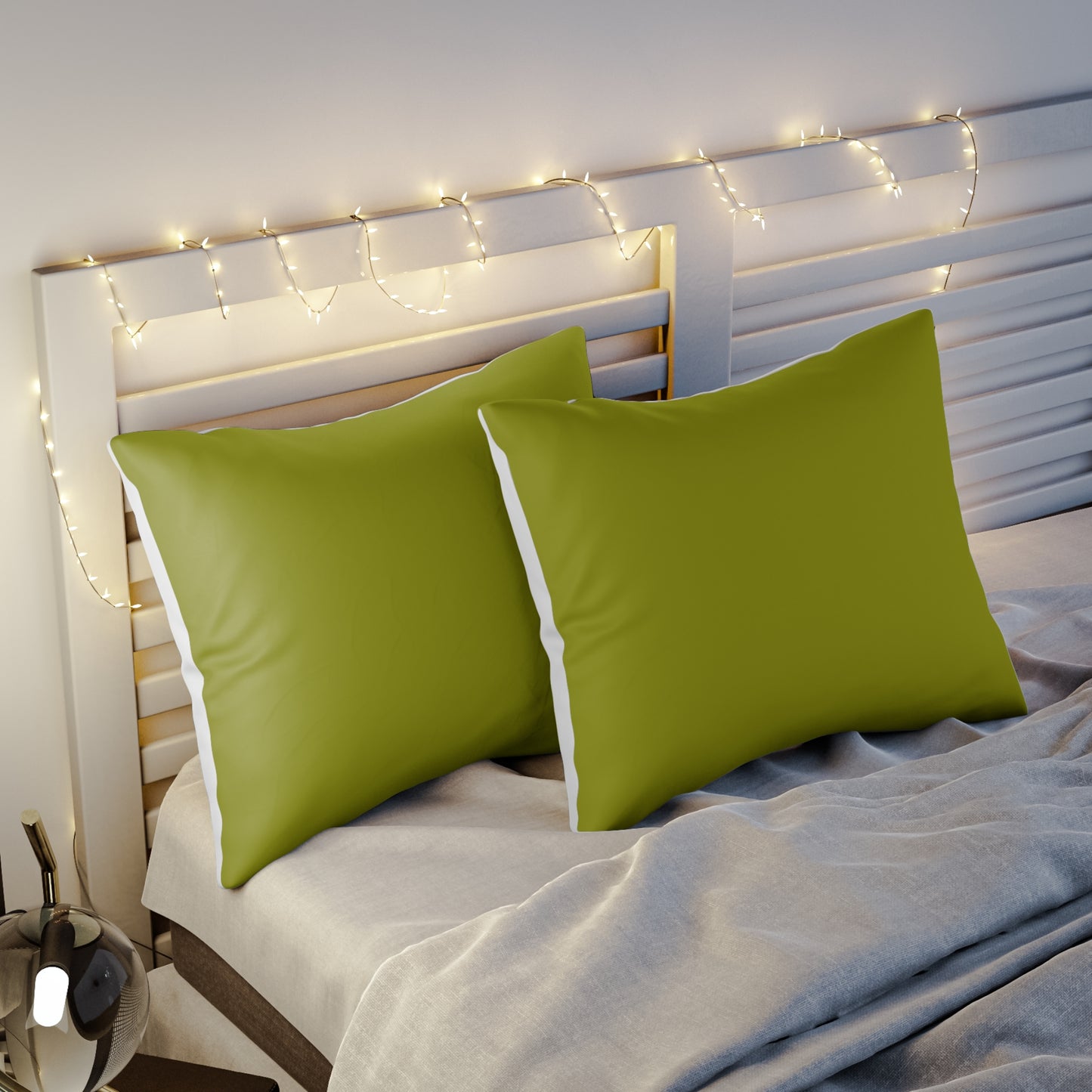 True Holiday Dark Lime Green Solids Pillow Sham