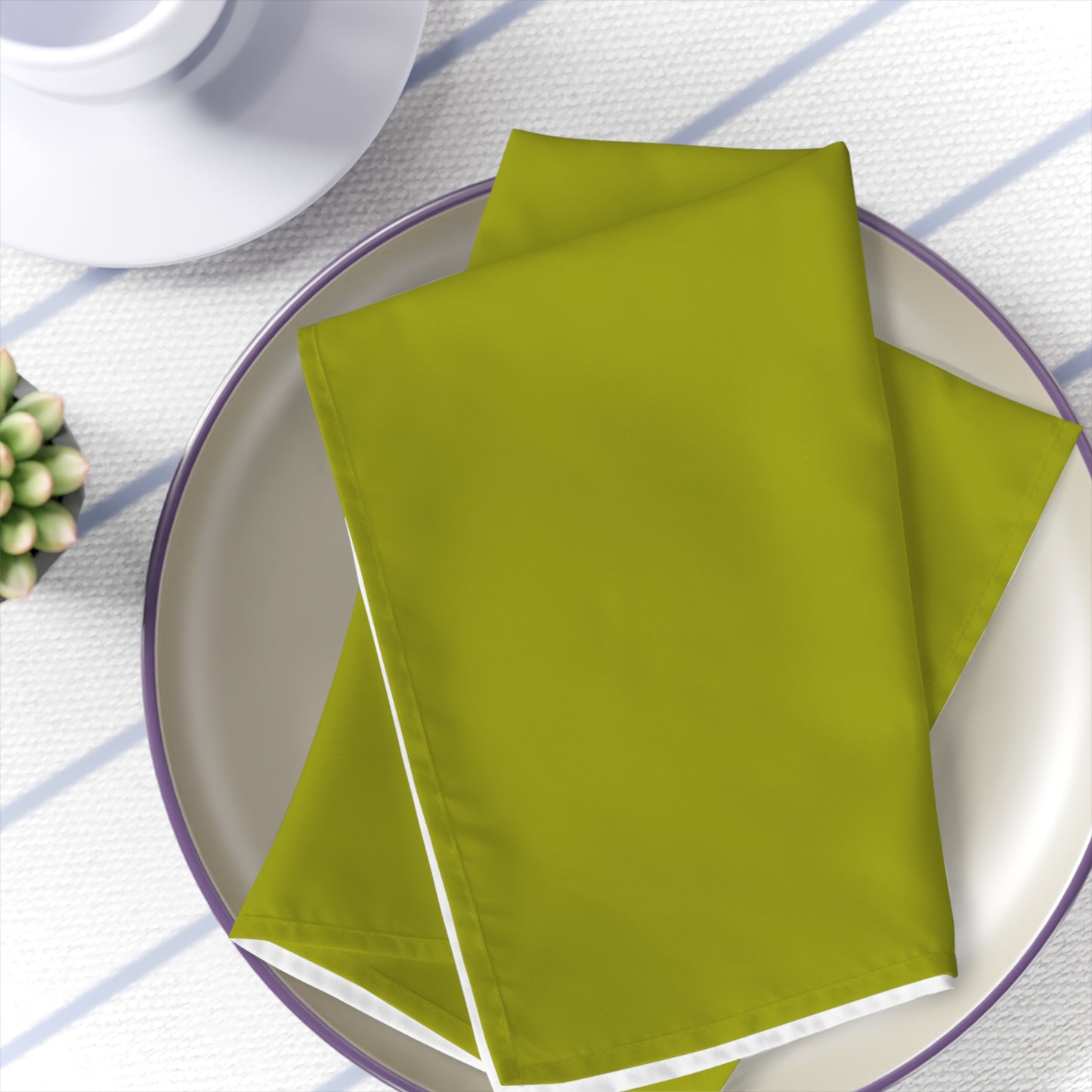True Holiday Dark Lime Green Solids Napkins