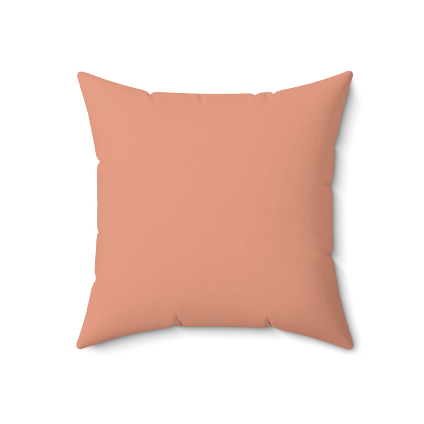 True Holiday Coral Spice Orange Solids 18" Square Throw Pillow