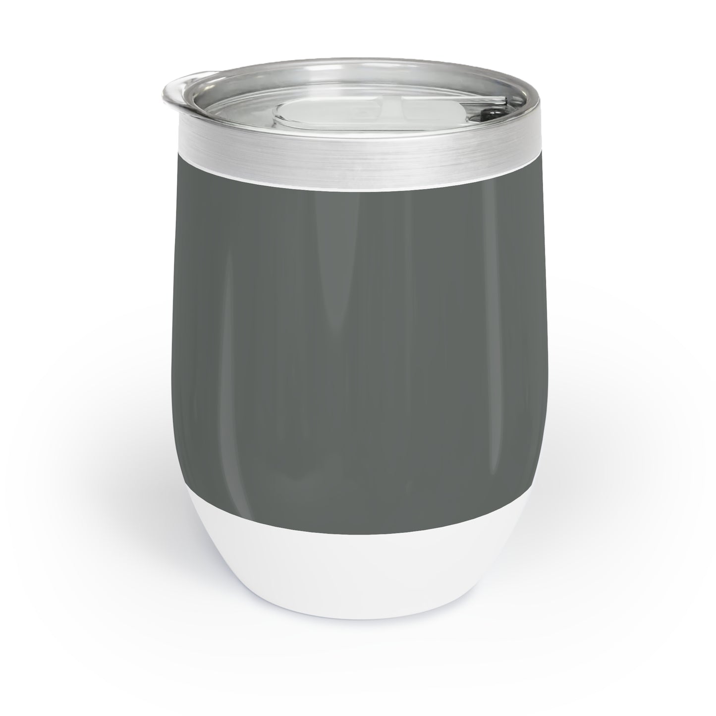 True Holiday Kitty Gray Gray Solids Chill Wine Tumbler