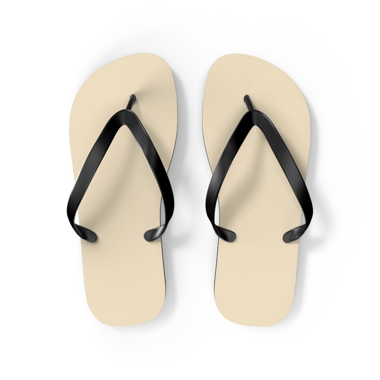 True Holiday Ivory Lustre Yellow Solids Flip Flops