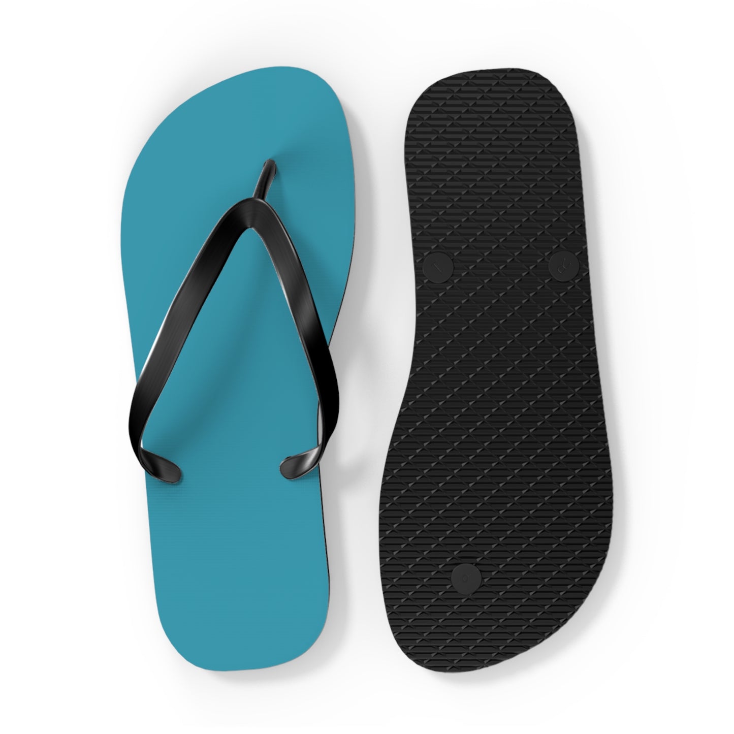 True Holiday Cool Blue Blue Solids Flip Flops