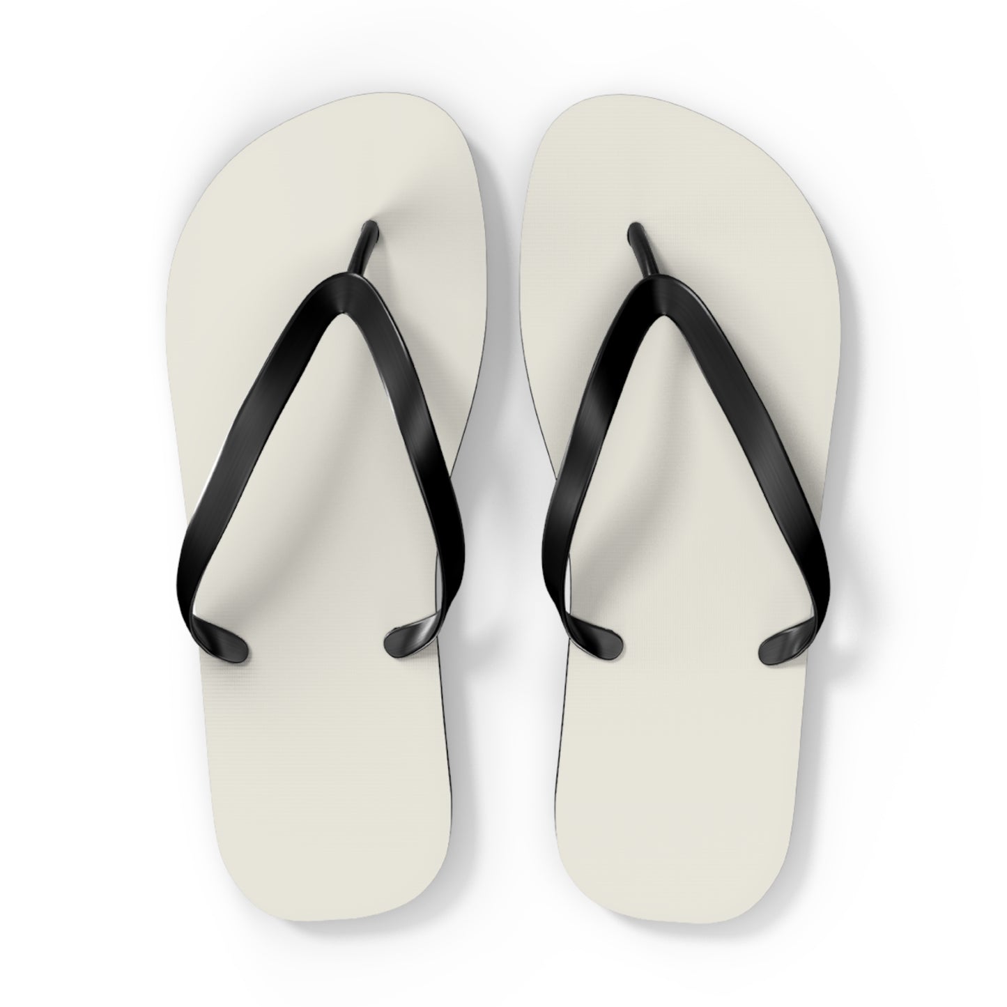 True Holiday Swiss Coffee White Solids Flip Flops