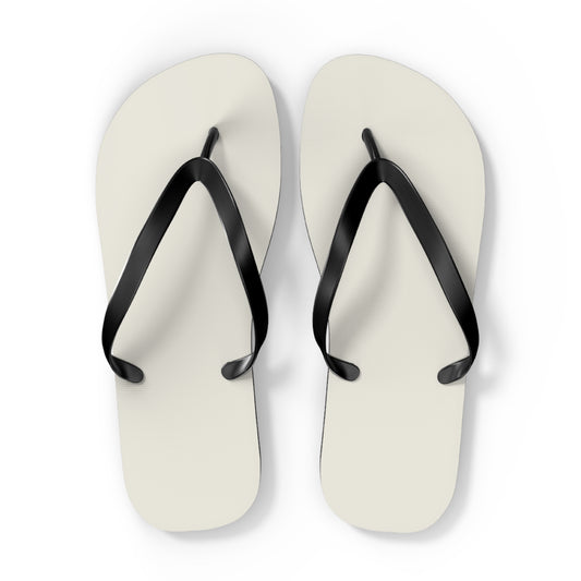 True Holiday Swiss Coffee White Solids Flip Flops