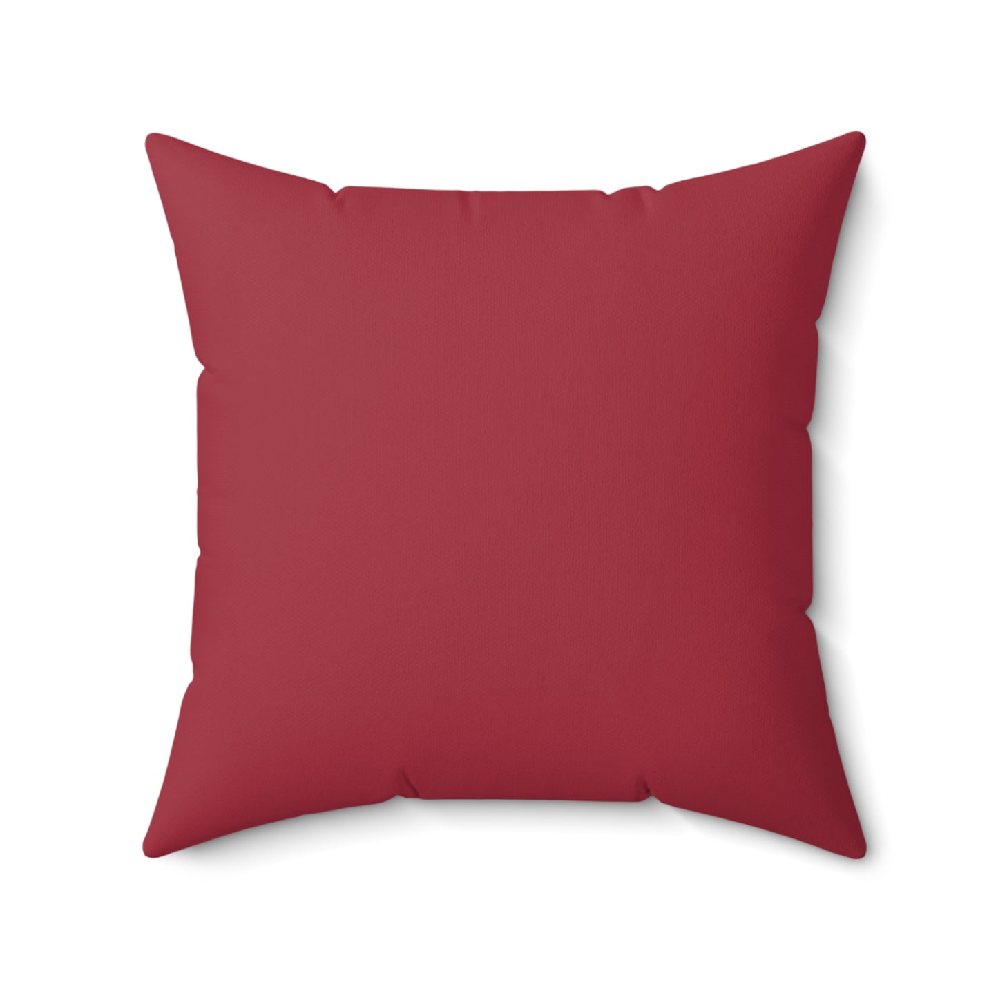 True Holiday Candy Cane Red Solids 20" Square Throw Pillow