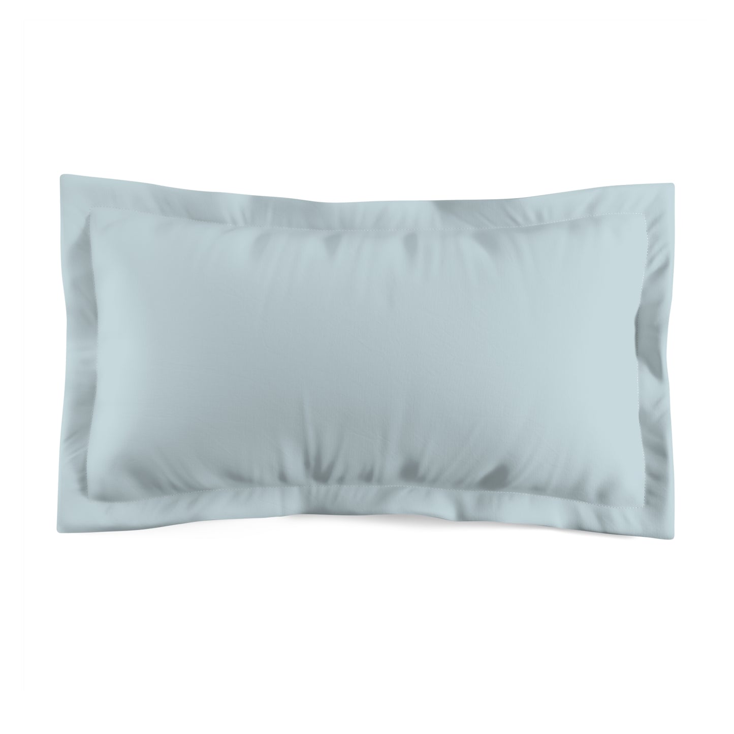 True Holiday Polar Sky Blue Solids Microfiber Pillow Sham
