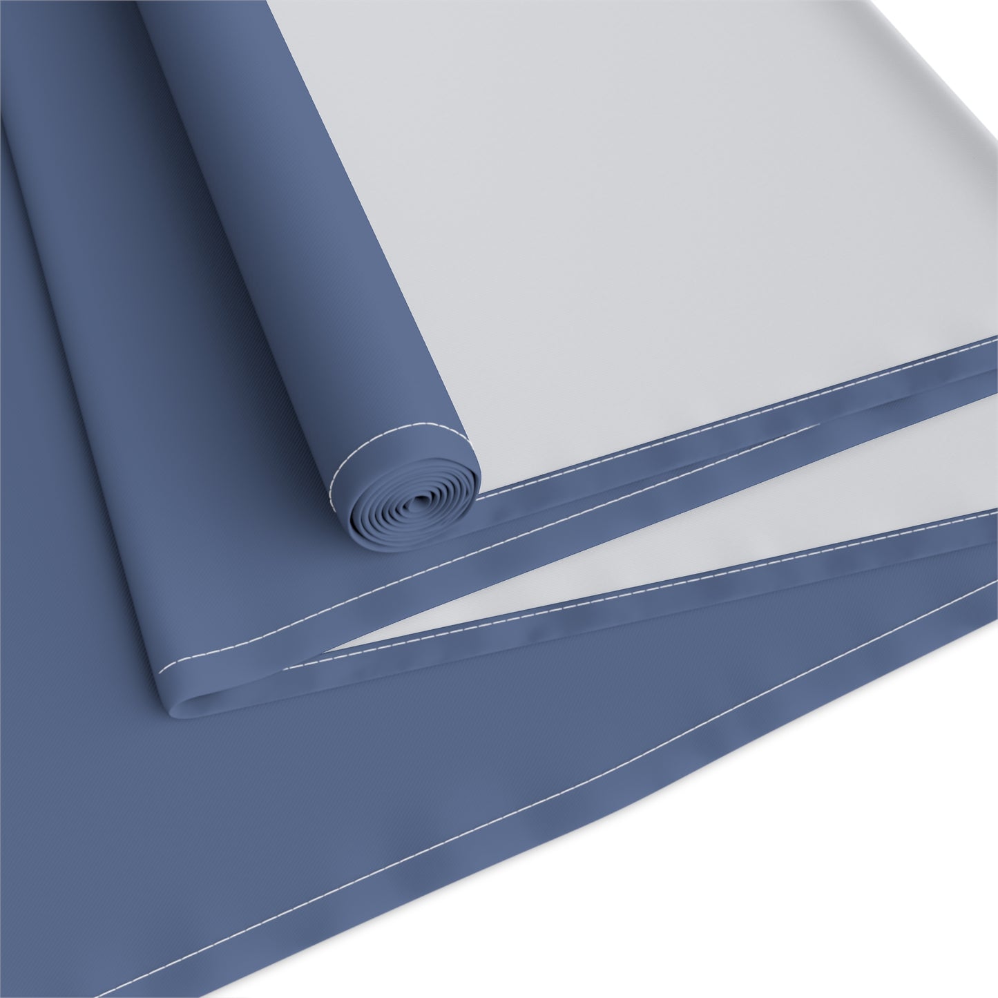 True Holiday Blue Nova Blue Solids Table Runner