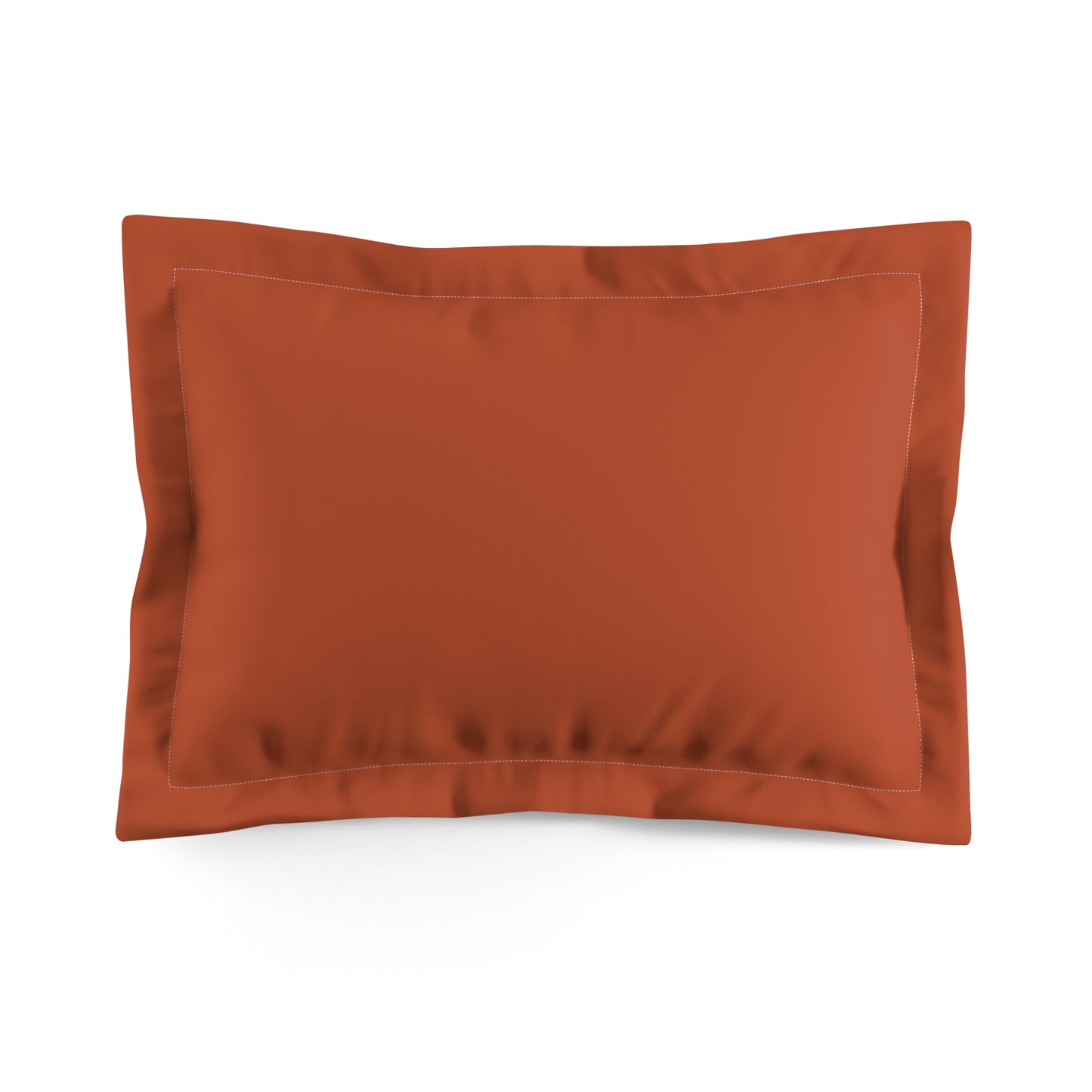True Holiday Fireball Orange Solids Microfiber Pillow Sham