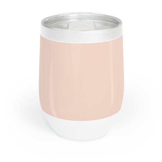 True Holiday Sunlit Coral Orange Solids Chill Wine Tumbler