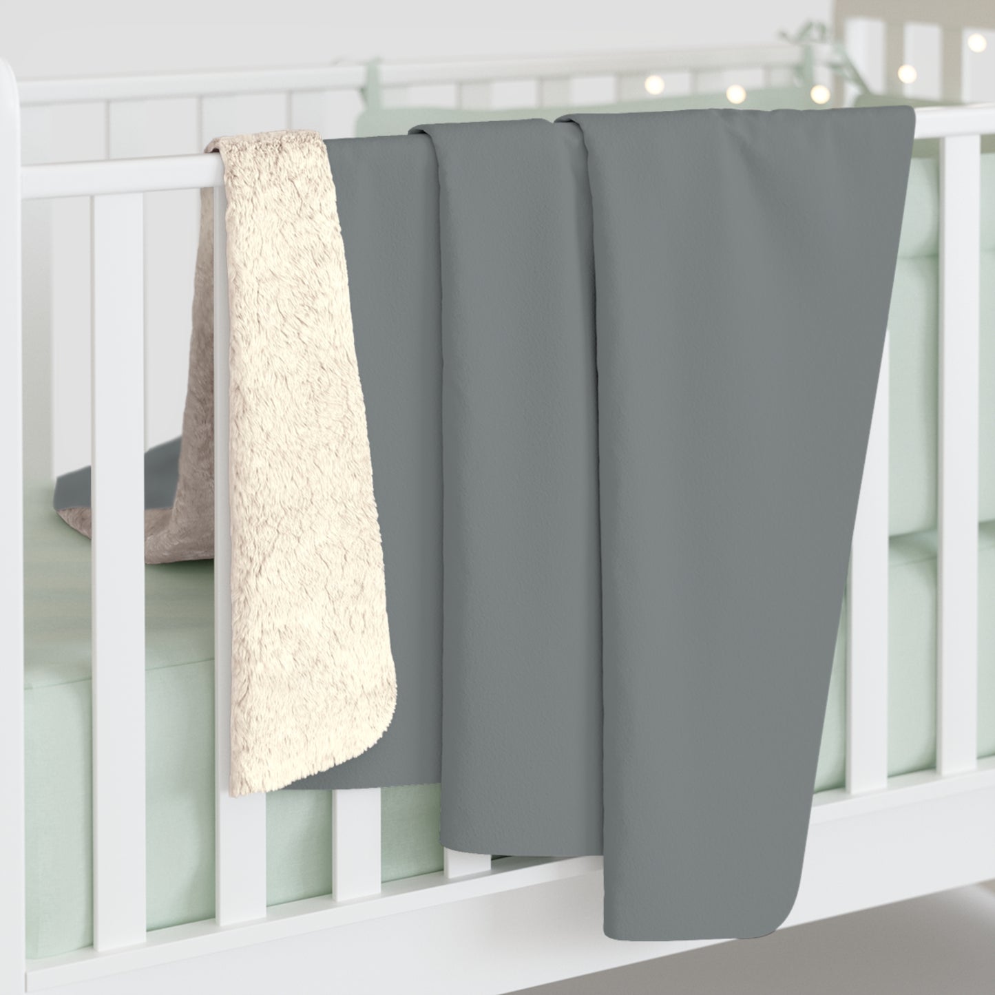 True Holiday Shaker Gray Gray Solids Throw Blanket