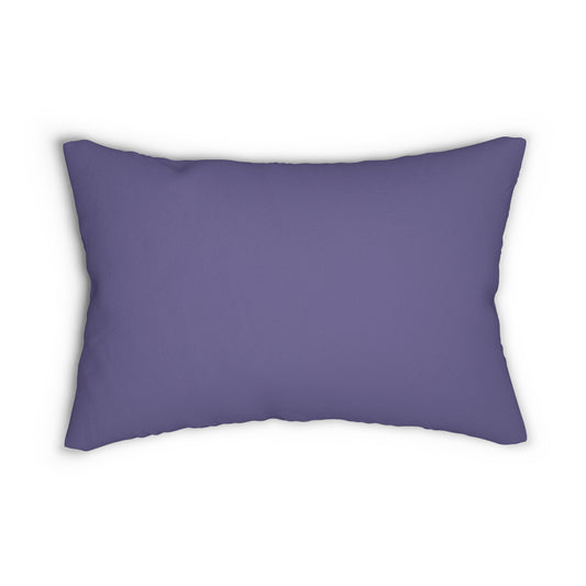 True Holiday Seduction Purple Solids 20" x 14" Rectangular Throw Pillow
