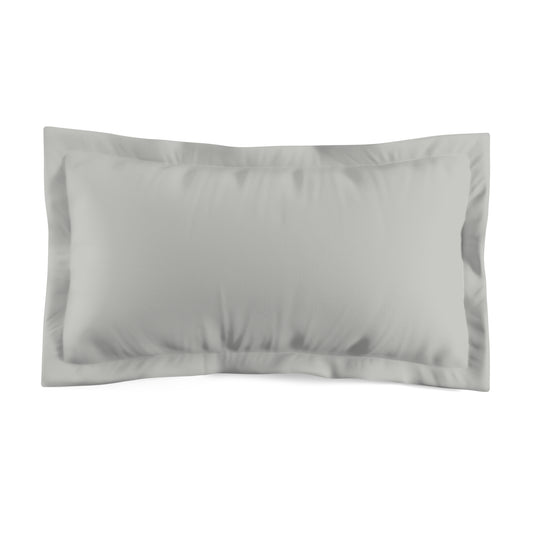 True Holiday Perspective Gray Solids Microfiber Pillow Sham