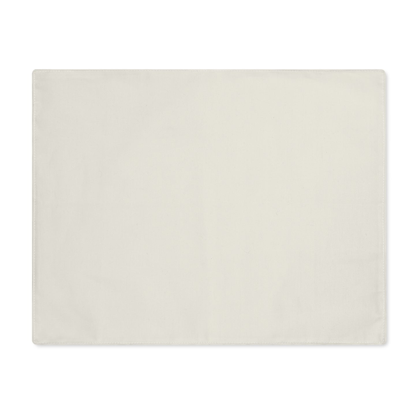 True Holiday Swiss Coffee White Solids Placemat