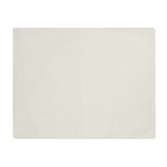 True Holiday Swiss Coffee White Solids Placemat