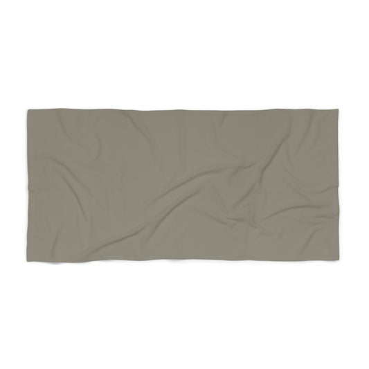 True Holiday Antique Pewter Green Solids Beach & Pool Towel