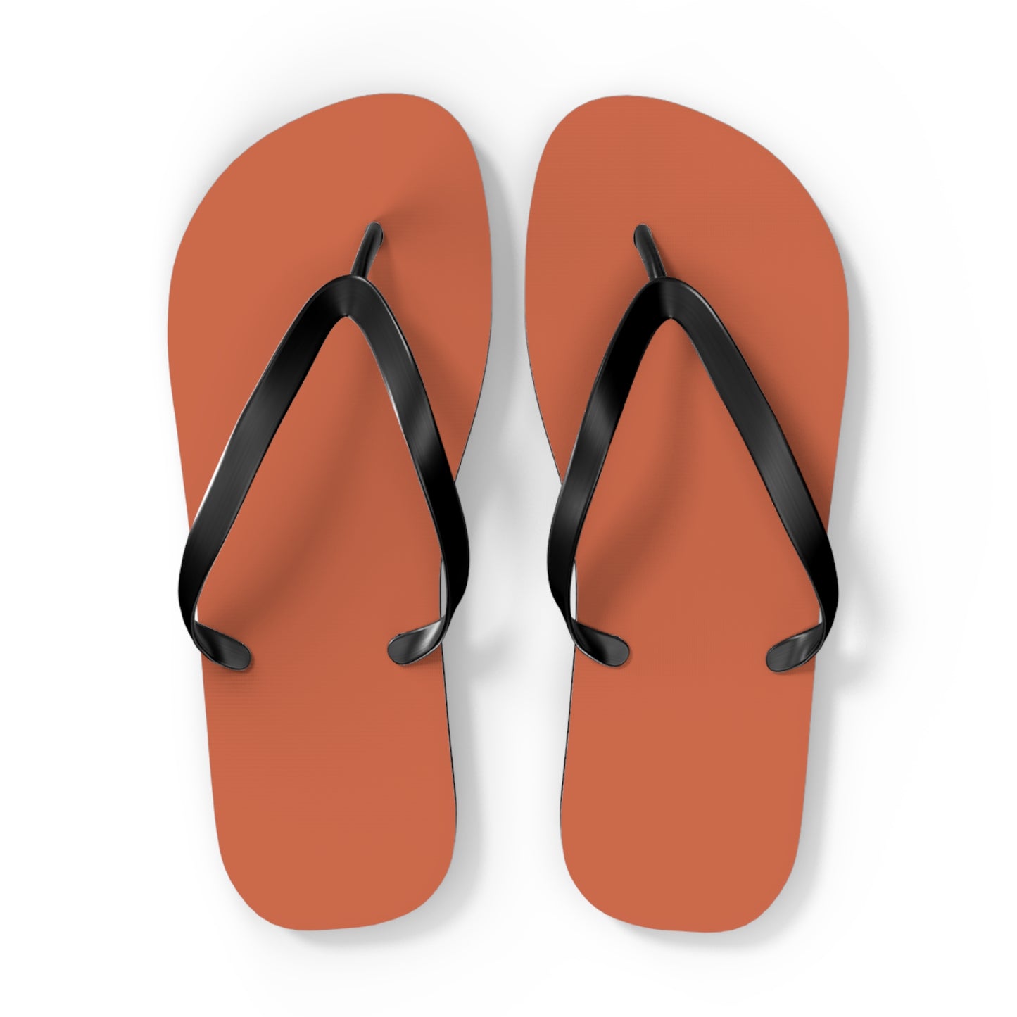 True Holiday Autumn Cover Orange Solids Flip Flops