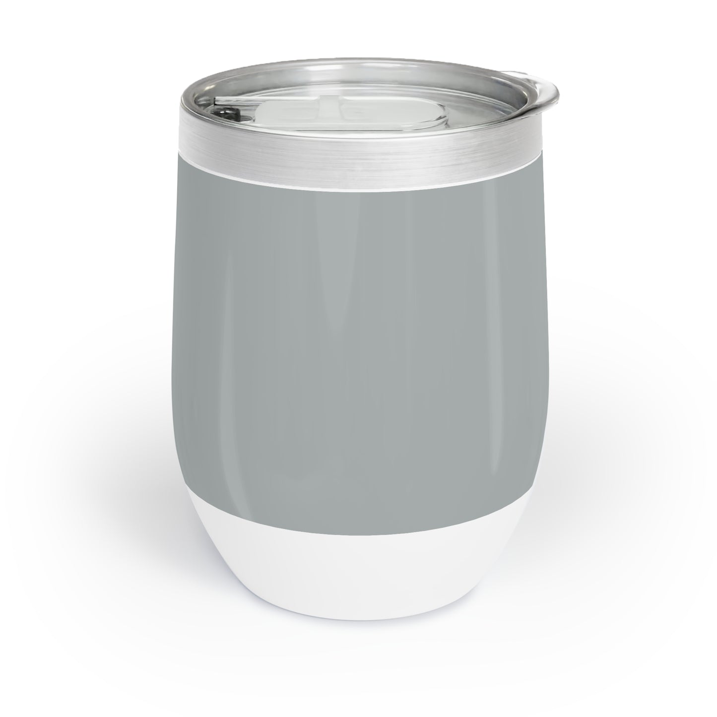 True Holiday Marina Gray Gray Solids Chill Wine Tumbler