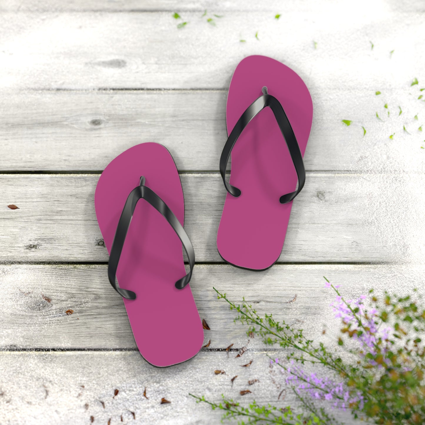 True Holiday Hot Lips Red Solids Flip Flops