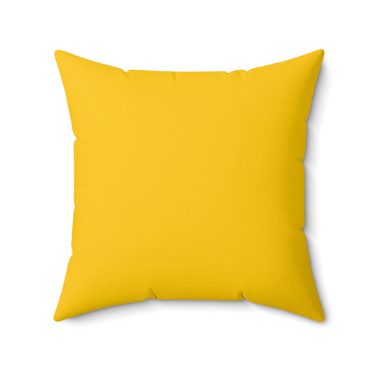 True Holiday Sun Kissed Yellow Solids 20" Square Throw Pillow