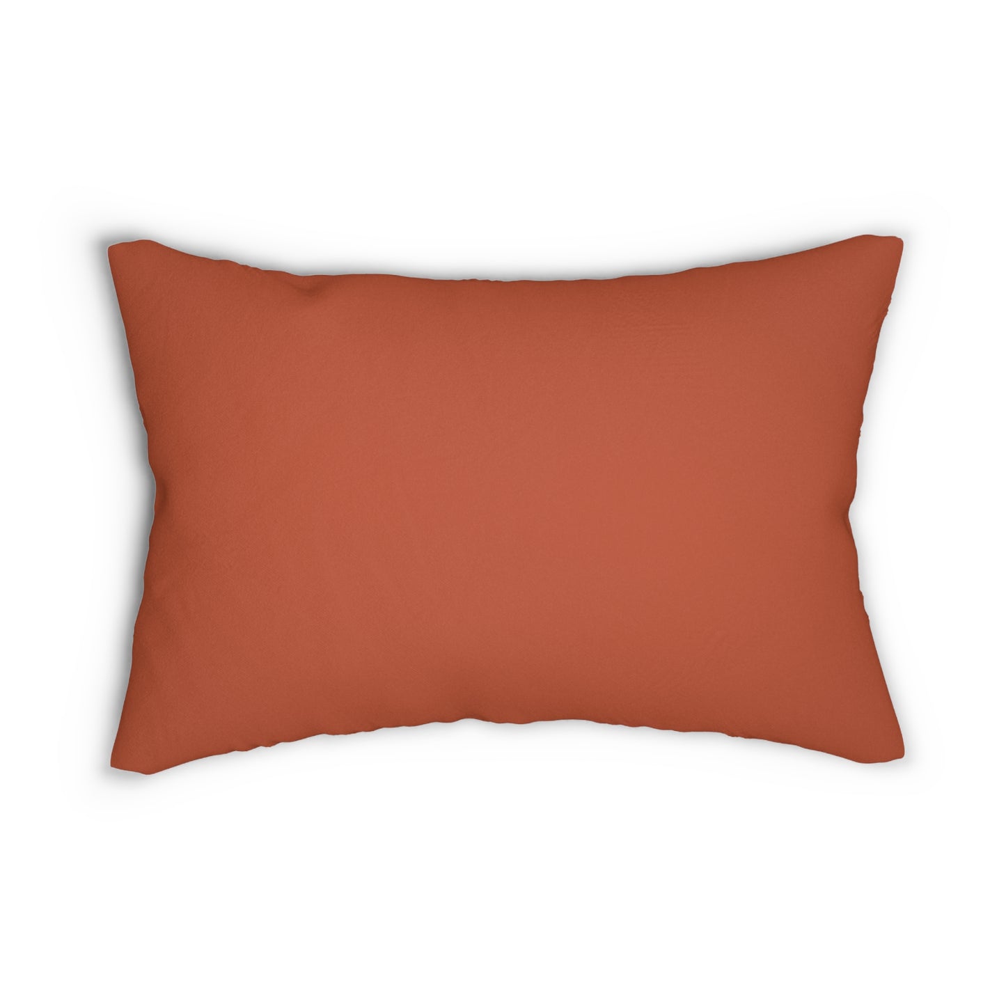 True Holiday Fireball Orange Solids 20" x 14" Rectangular Throw Pillow