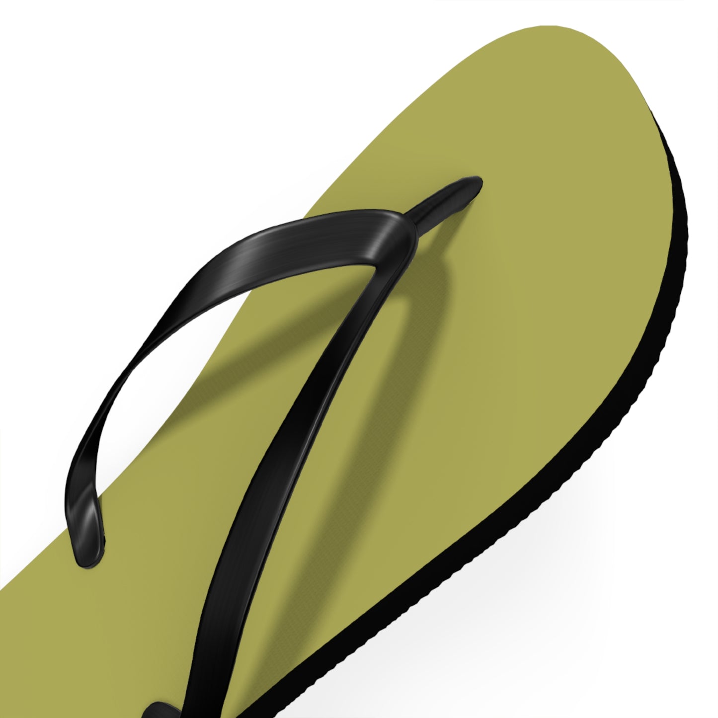 True Holiday Perennial Green Solids Flip Flops