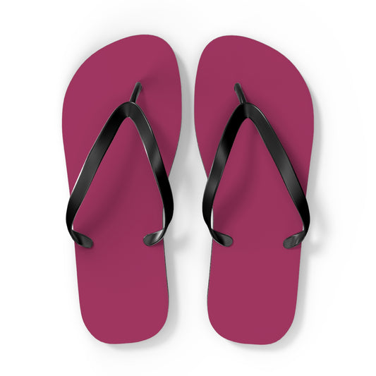True Holiday Gypsy Pink Red Solids Flip Flops