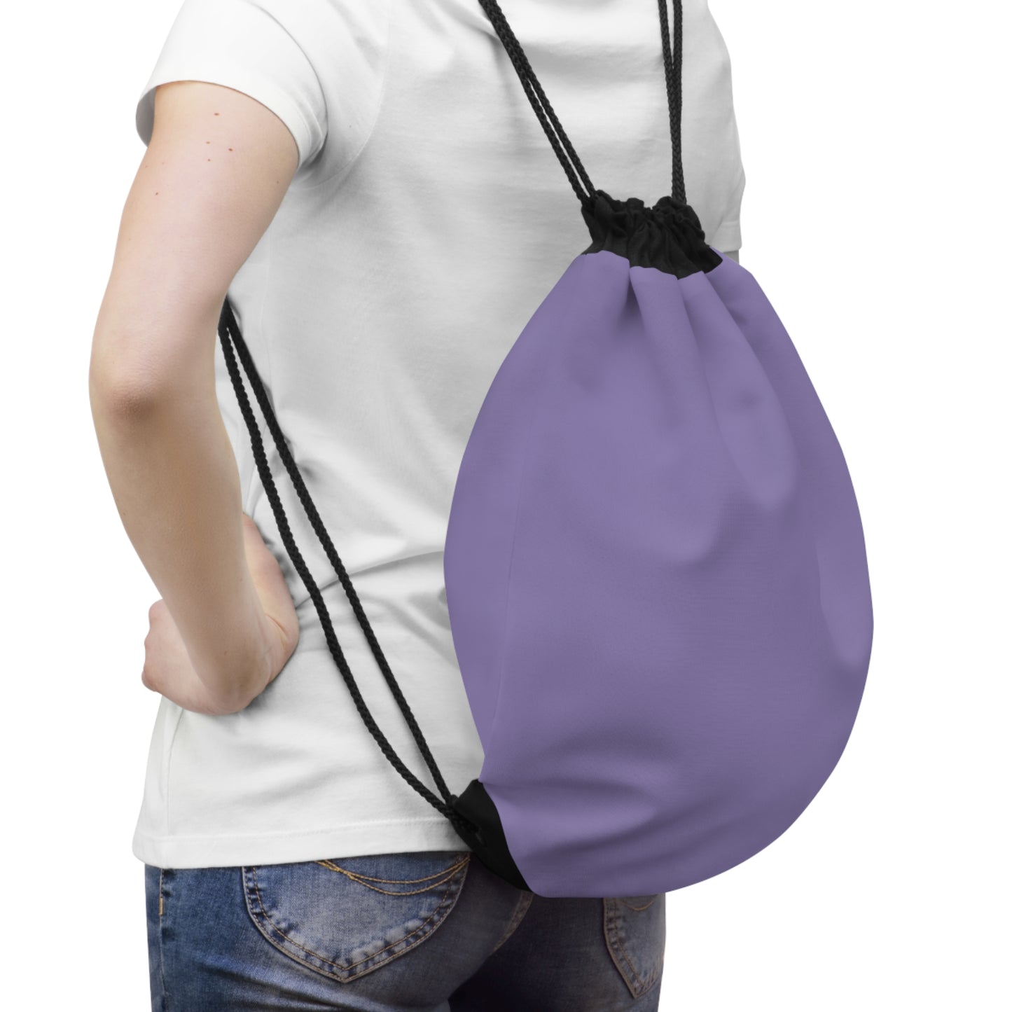 True Holiday Charmed Violet Purple Solids Drawstring Bag
