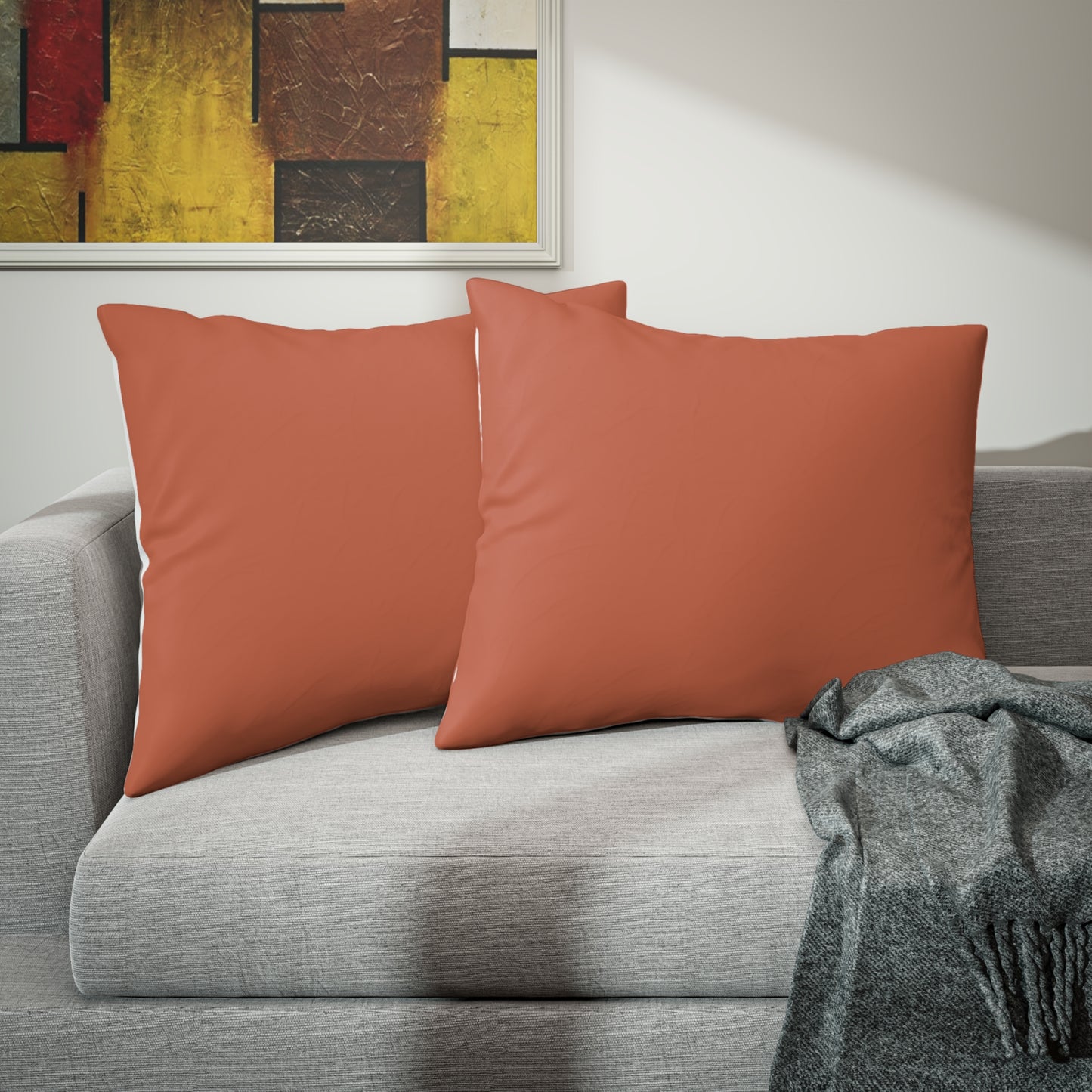 True Holiday Autumn Cover Orange Solids Pillow Sham
