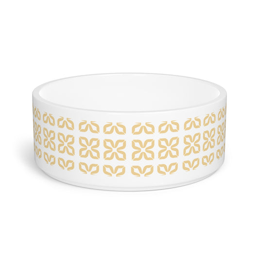 True Holiday Honeybee Yellow Solids Pet Bowl