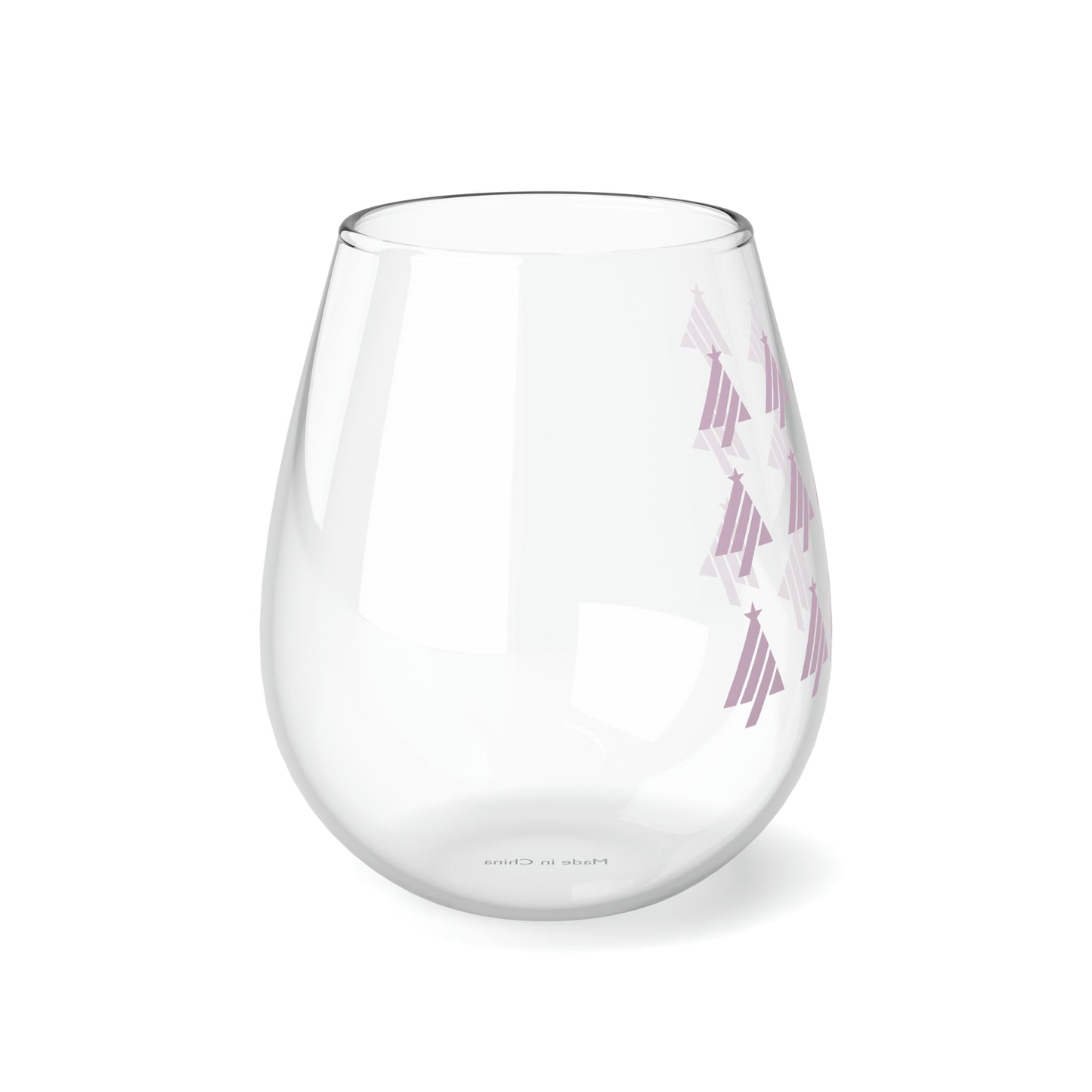 True Holiday Valentines Day Red Solids 11.75oz Stemless Wine Glass