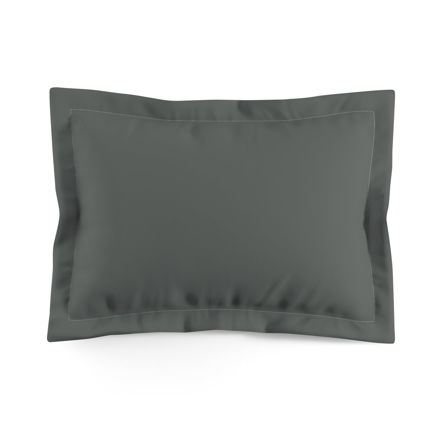 True Holiday Kitty Gray Gray Solids Microfiber Pillow Sham