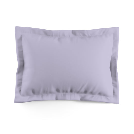 True Holiday Grape Ice Purple Solids Microfiber Pillow Sham