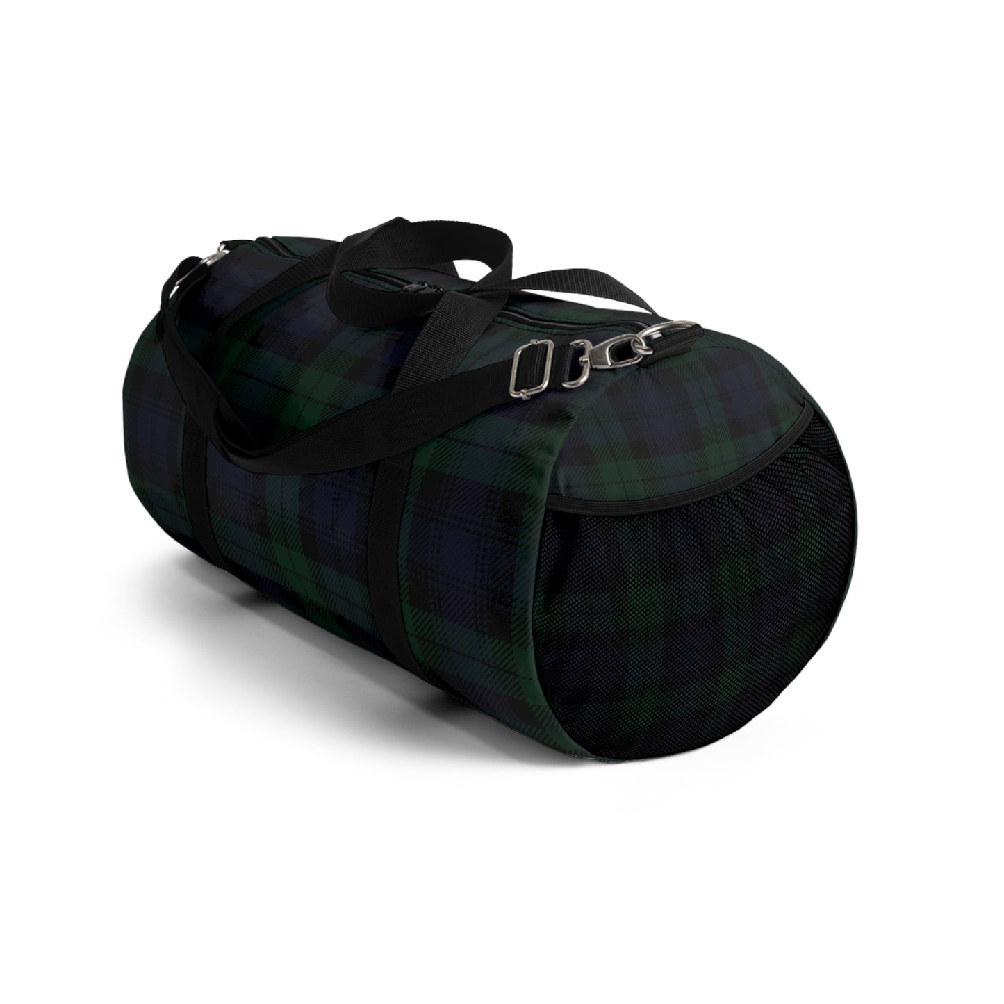 True Holiday Black Watch Tartan Plaid Duffel Bag