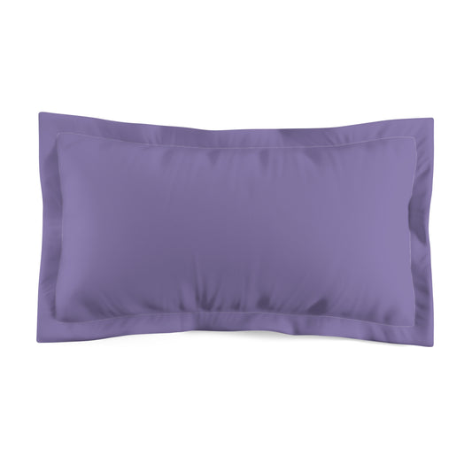 True Holiday Charmed Violet Purple Solids Microfiber Pillow Sham