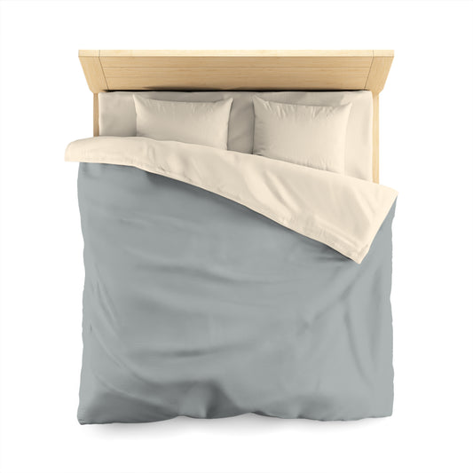 True Holiday Marina Gray Gray Solids Duvet Cover