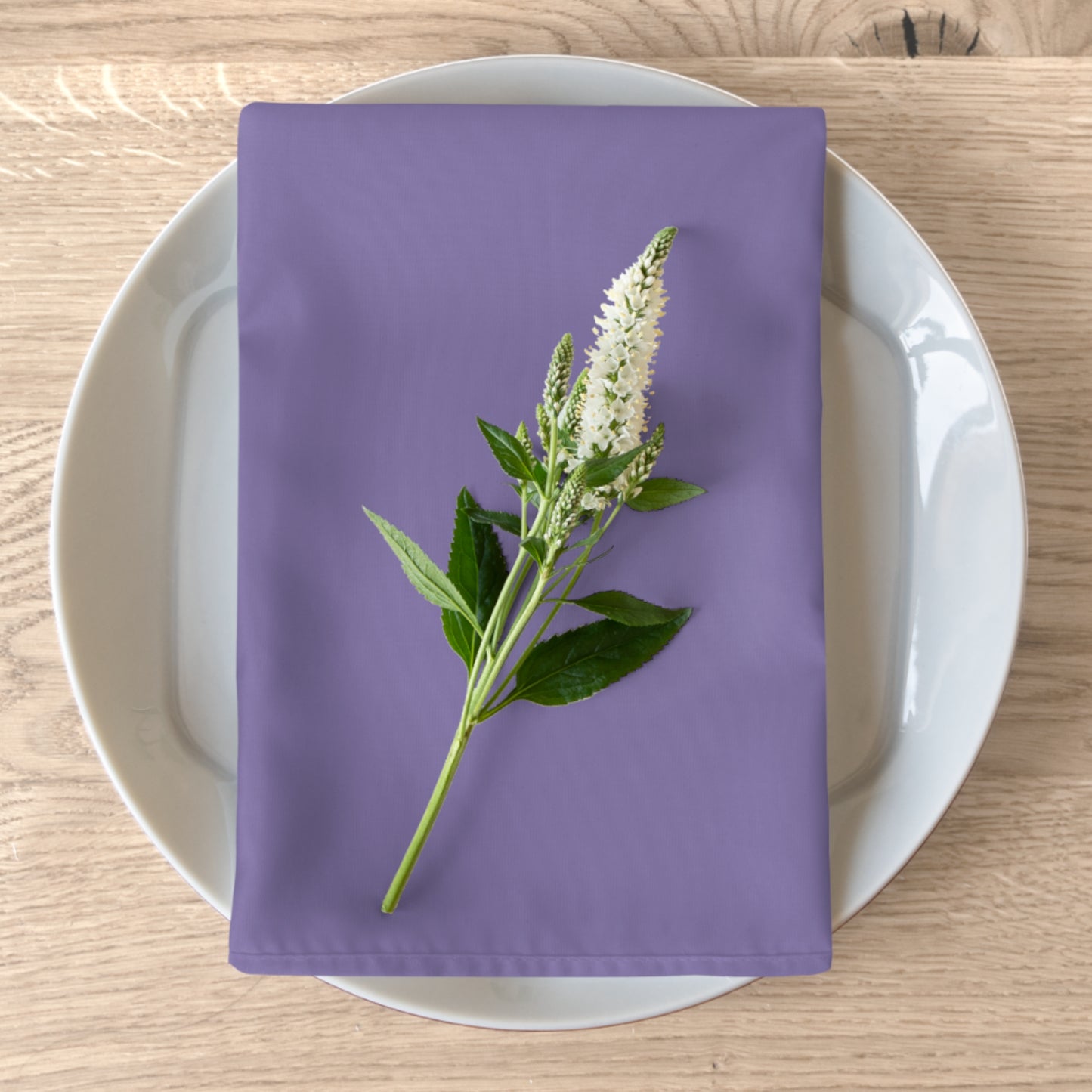 True Holiday Charmed Violet Purple Solids Napkins