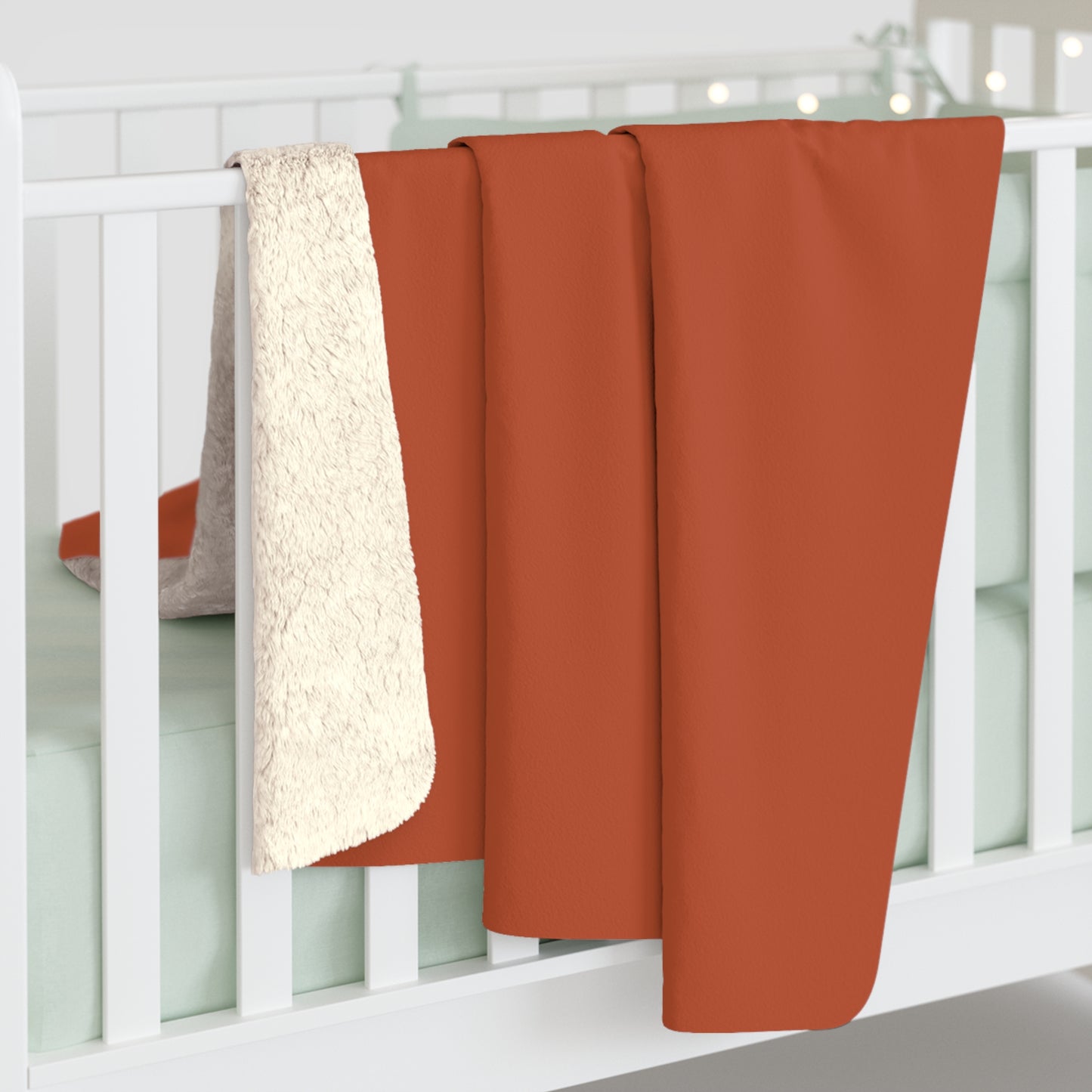 True Holiday Fireball Orange Solids Throw Blanket