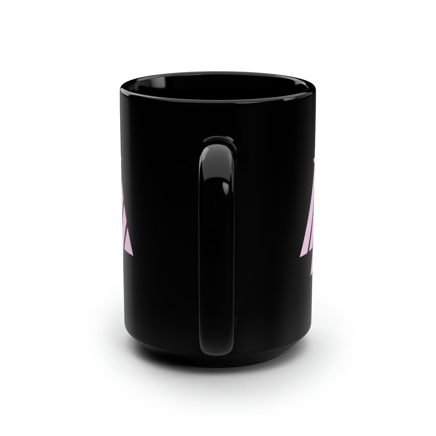 True Holiday Valentines Day Red Solids Black Mug, 15oz