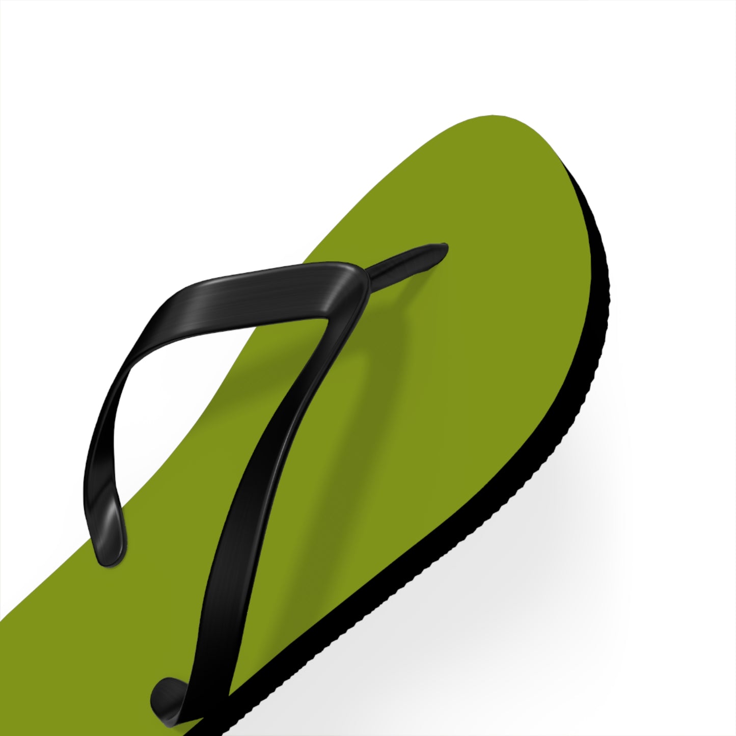 True Holiday Iguana Green Solids Flip Flops