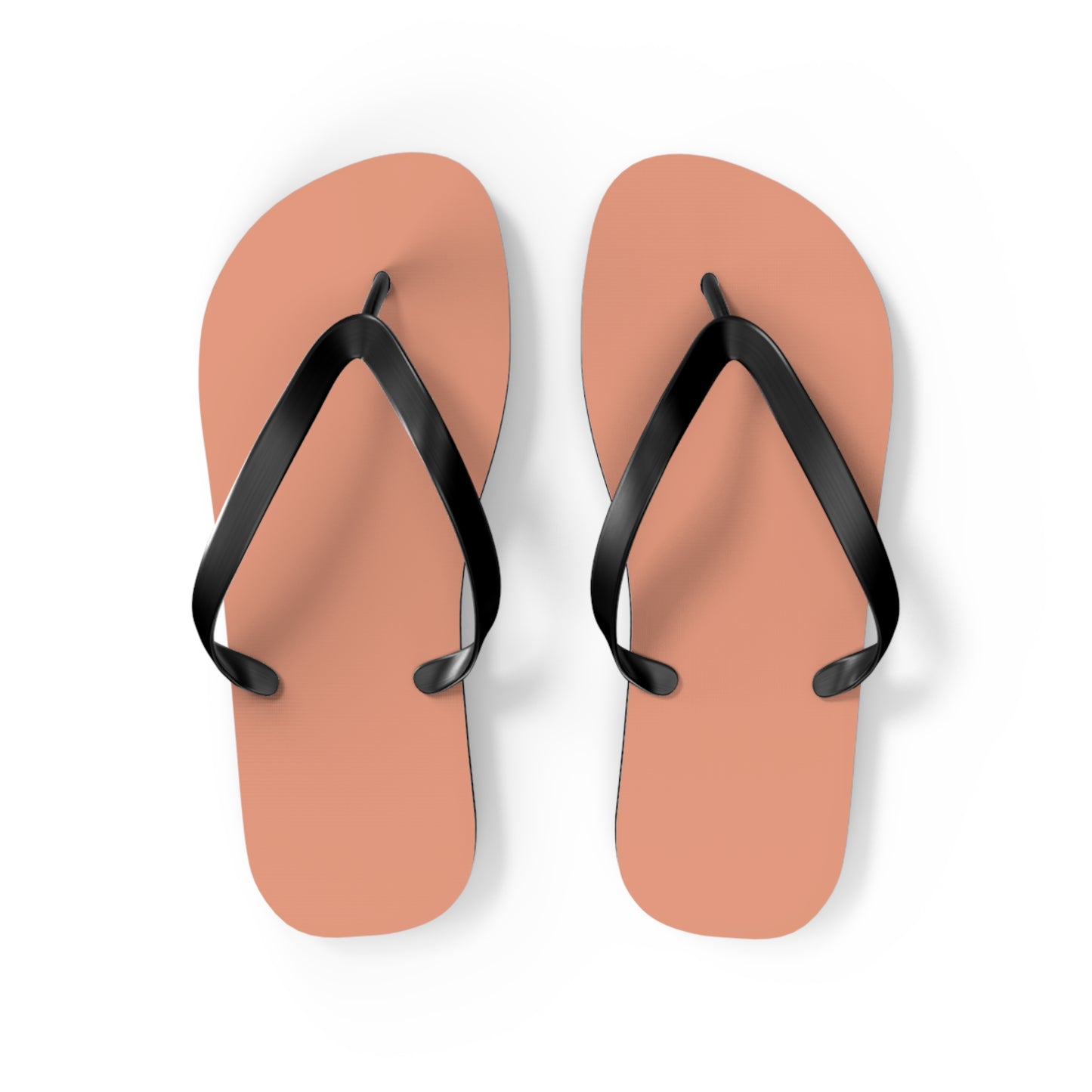 True Holiday Coral Spice Orange Solids Flip Flops