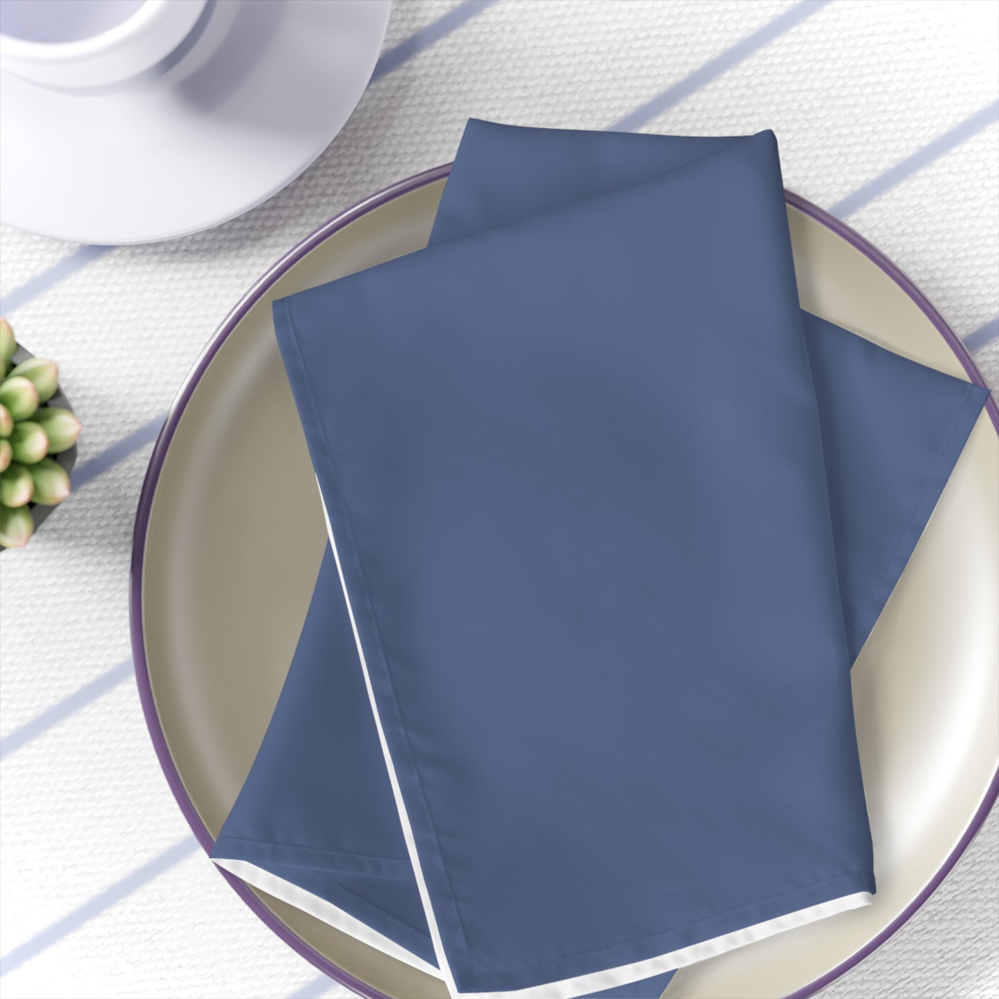 True Holiday Blue Nova Blue Solids Napkins