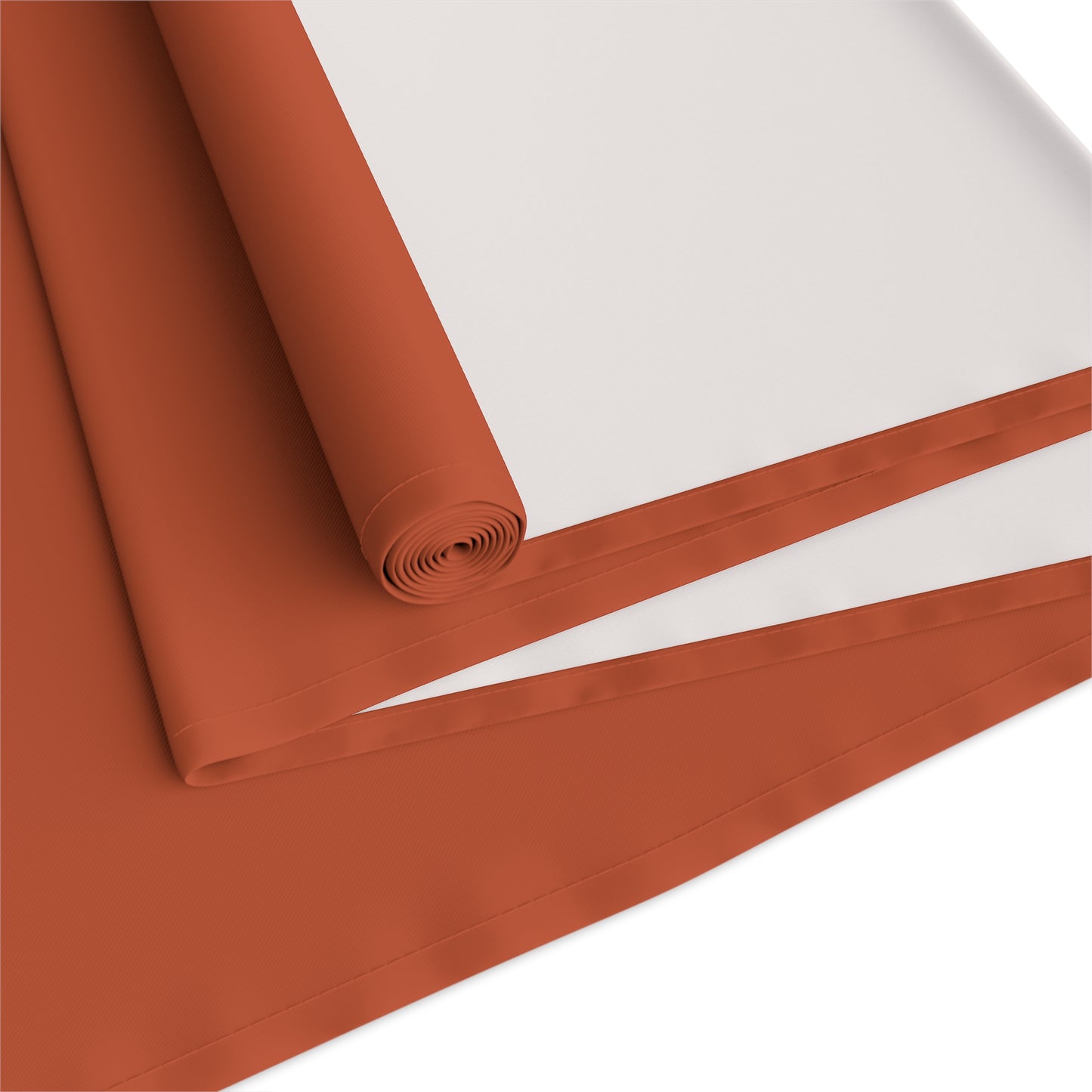 True Holiday Fireball Orange Solids Table Runner